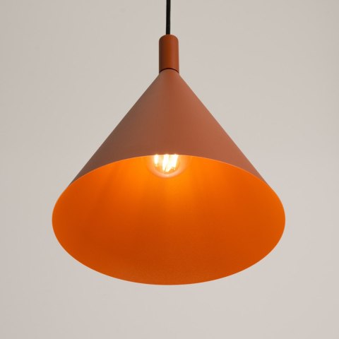 Sollux Lighting Lampa wisząca NOX 25 ochra czerwona