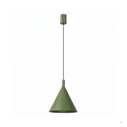 Sollux Lighting Lampa wisząca NOX 25 zielona oliwka