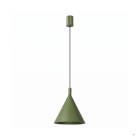 Sollux Lighting Lampa wisząca NOX 25 zielona oliwka