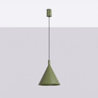 Sollux Lighting Lampa wisząca NOX 25 zielona oliwka
