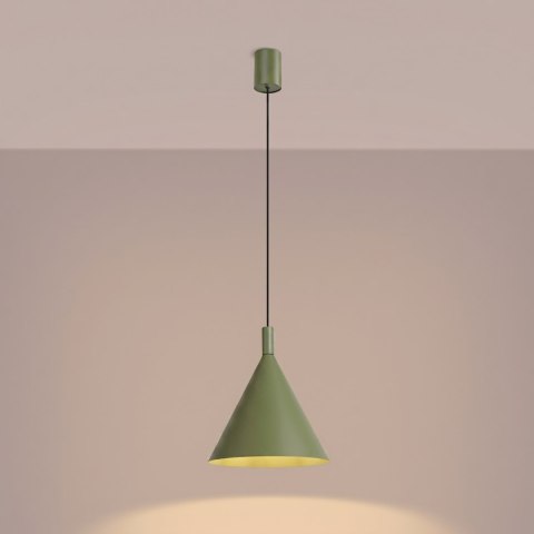 Sollux Lighting Lampa wisząca NOX 25 zielona oliwka