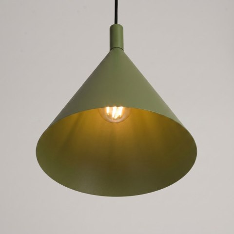 Sollux Lighting Lampa wisząca NOX 25 zielona oliwka