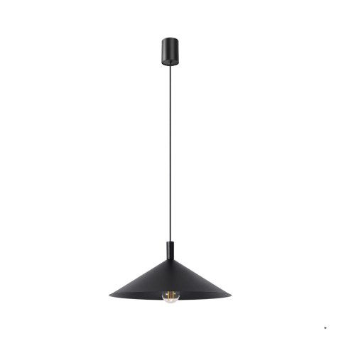Sollux Lighting Lampa wisząca NOX 40 czarna