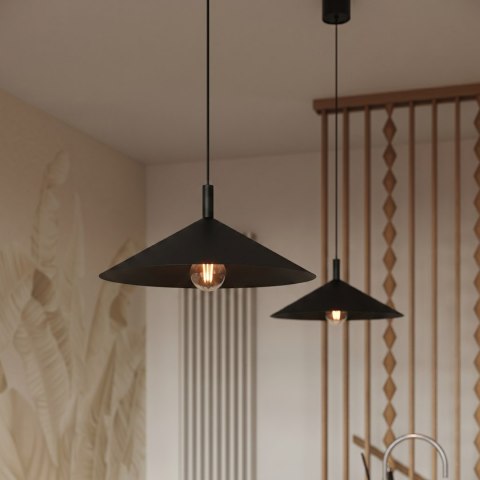Sollux Lighting Lampa wisząca NOX 40 czarna