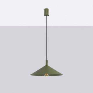 Sollux Lighting Lampa wisząca NOX 40 zielona oliwka