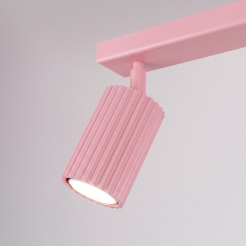 Sollux Lighting Plafon KARBON 2 różowy