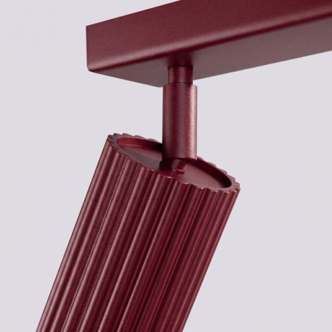 Sollux Lighting Plafon KARBON 3L burgund