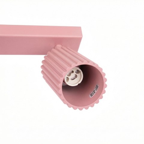 Sollux Lighting Plafon KARBON 3L różowy