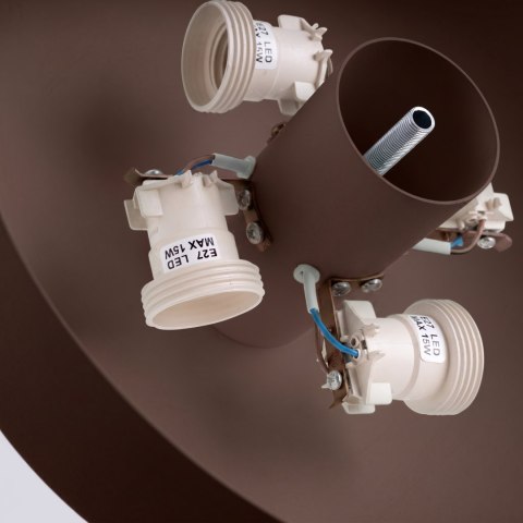 Sollux Lighting Plafon OMIQ brązowy