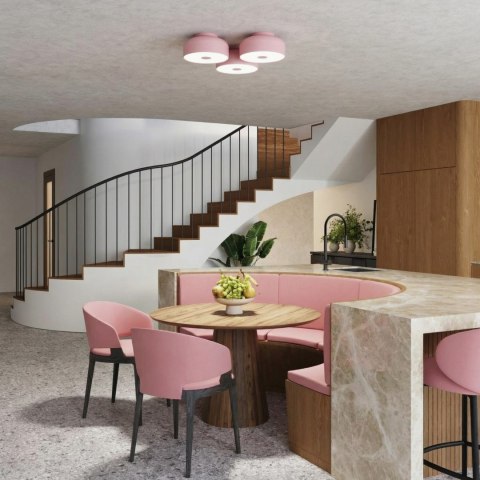 Sollux Lighting Plafon OMIQ różowy