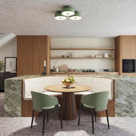 Sollux Lighting Plafon OMIQ szałwiowy