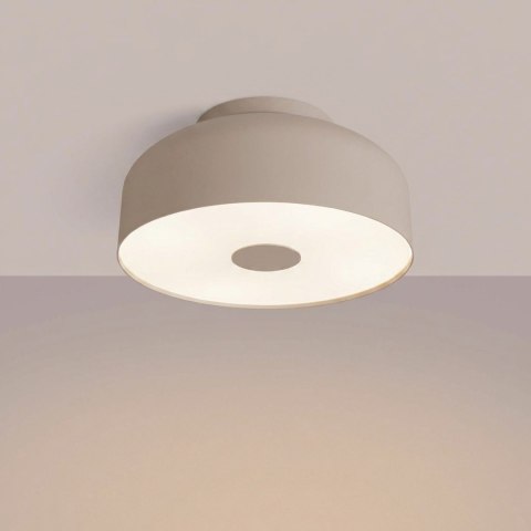 Sollux Lighting Plafon OMIQ taupe
