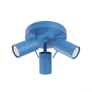 Sollux Lighting Plafon RING 3P błękitny