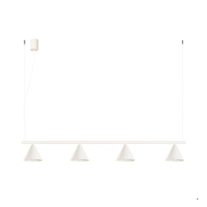 Sollux Lighting Żyrandol NOX 4L beżowa