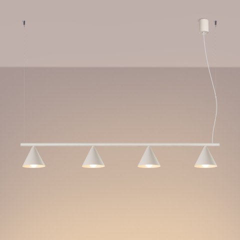 Sollux Lighting Żyrandol NOX 4L beżowa