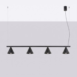 Sollux Lighting Żyrandol NOX 4L czarna