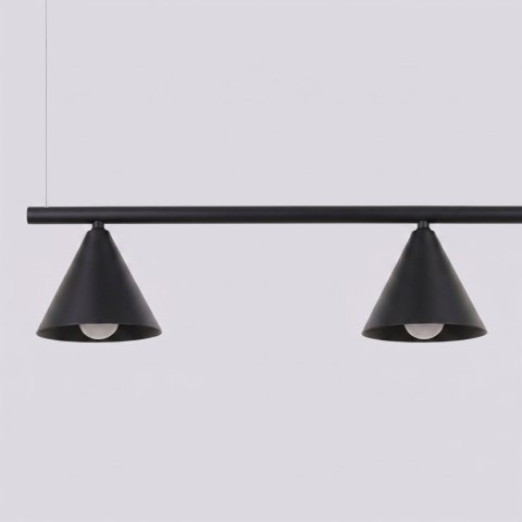 Sollux Lighting Żyrandol NOX 4L czarna