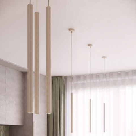 Sollux Lighting Lampa wisząca ARCHE 1 beżowa