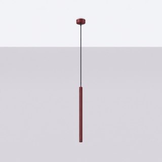 Sollux Lighting Lampa wisząca ARCHE 1 burgund