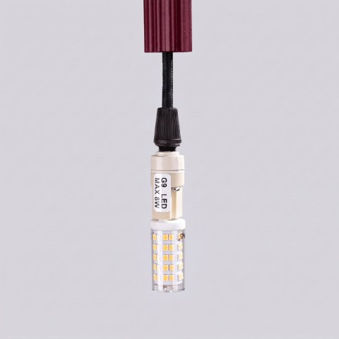 Sollux Lighting Lampa wisząca ARCHE 1 burgund