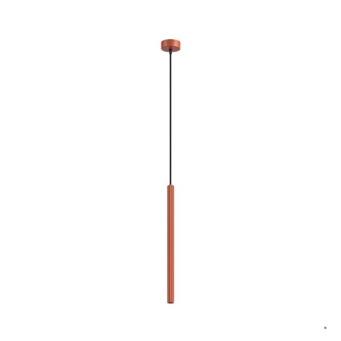 Sollux Lighting Lampa wisząca ARCHE 1 ochra czerwona