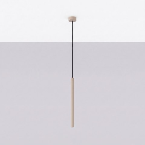 Sollux Lighting Lampa wisząca ARCHE 1 taupe
