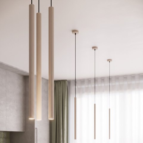 Sollux Lighting Lampa wisząca ARCHE 1 taupe