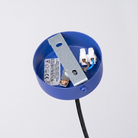 Sollux Lighting Lampa wisząca ARCHE 1 ultramaryna