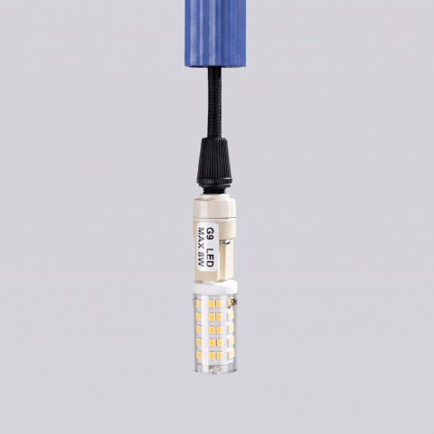 Sollux Lighting Lampa wisząca ARCHE 1 ultramaryna