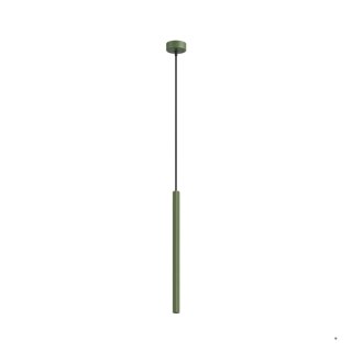 Sollux Lighting Lampa wisząca ARCHE 1 zielona oliwka