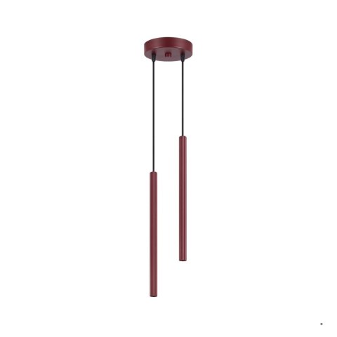 Sollux Lighting Lampa wisząca ARCHE 2P burgund