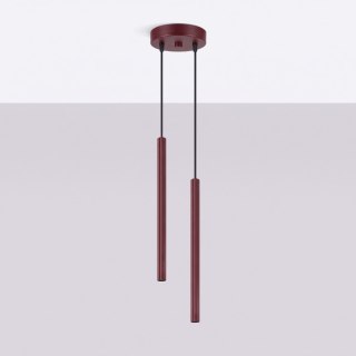 Sollux Lighting Lampa wisząca ARCHE 2P burgund