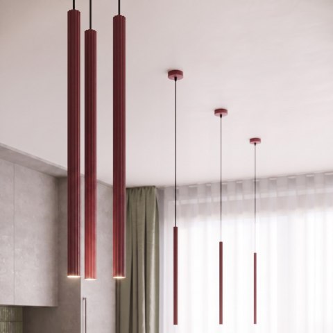 Sollux Lighting Lampa wisząca ARCHE 2P burgund