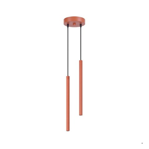 Sollux Lighting Lampa wisząca ARCHE 2P ochra czerwona