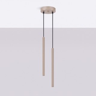 Sollux Lighting Lampa wisząca ARCHE 2P taupe
