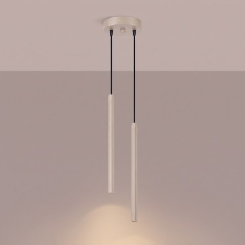 Sollux Lighting Lampa wisząca ARCHE 2P taupe