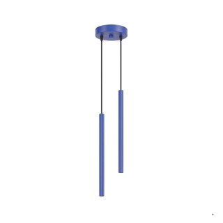 Sollux Lighting Lampa wisząca ARCHE 2P ultramaryna