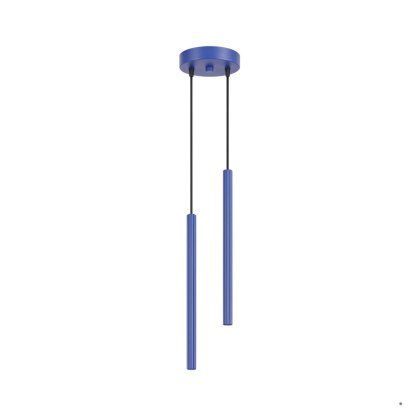 Sollux Lighting Lampa wisząca ARCHE 2P ultramaryna