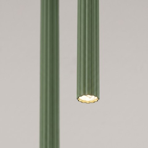 Sollux Lighting Lampa wisząca ARCHE 2P zielona oliwka