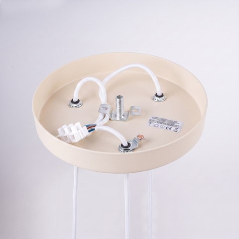 Sollux Lighting Lampa wisząca ARCHE 3P beżowa