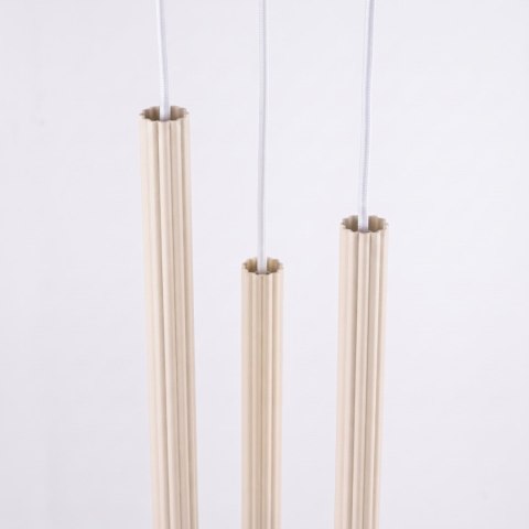 Sollux Lighting Lampa wisząca ARCHE 3P beżowa