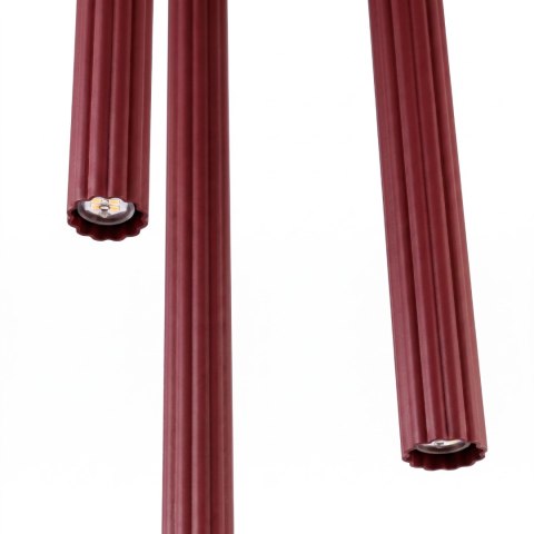 Sollux Lighting Lampa wisząca ARCHE 3P burgund