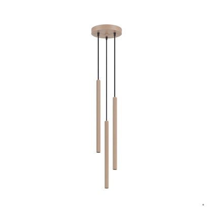 Sollux Lighting Lampa wisząca ARCHE 3P taupe