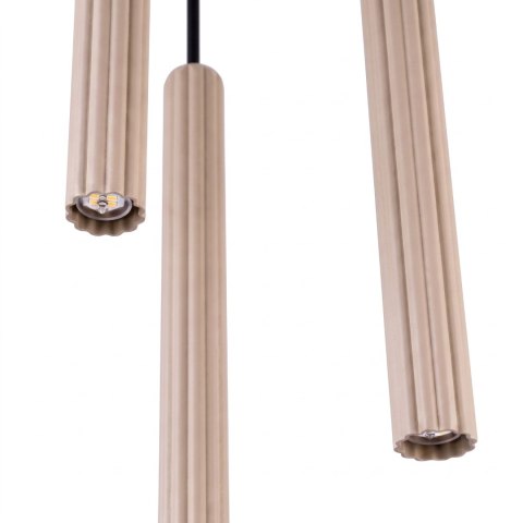 Sollux Lighting Lampa wisząca ARCHE 3P taupe