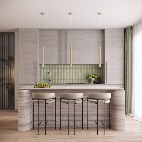 Sollux Lighting Lampa wisząca ARCHE 3P taupe