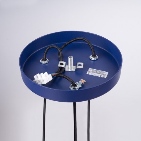 Sollux Lighting Lampa wisząca ARCHE 3P ultramaryna