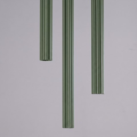 Sollux Lighting Lampa wisząca ARCHE 3P zielona oliwka