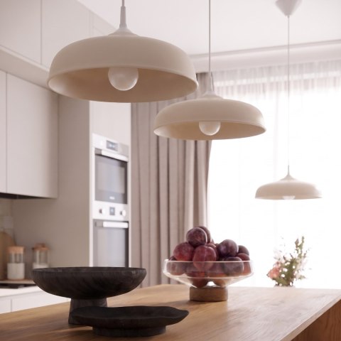 Sollux Lighting Lampa wisząca GINA beżowa