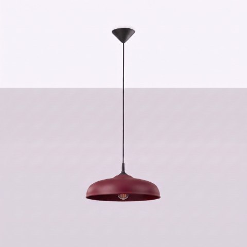 Sollux Lighting Lampa wisząca GINA burgund