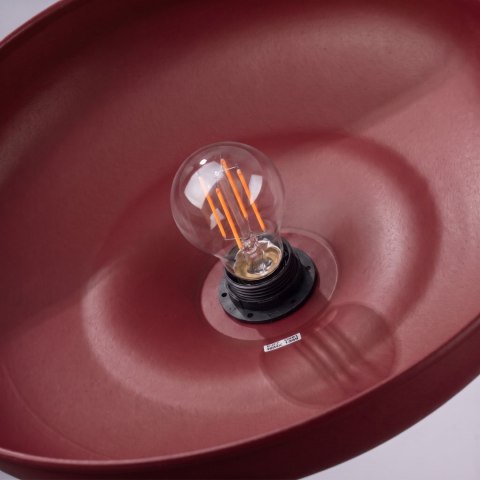 Sollux Lighting Lampa wisząca GINA burgund